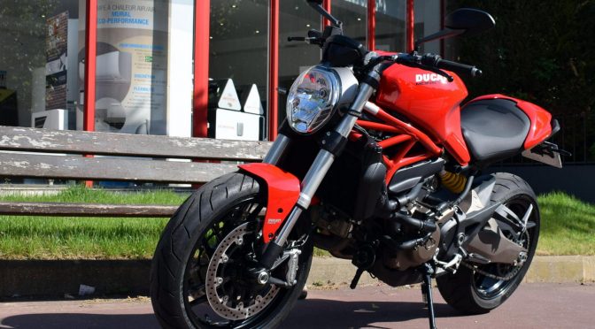 [Occasion] Ducati Monster 821 ABS Rouge – 2016 – 4400kms – Vendue