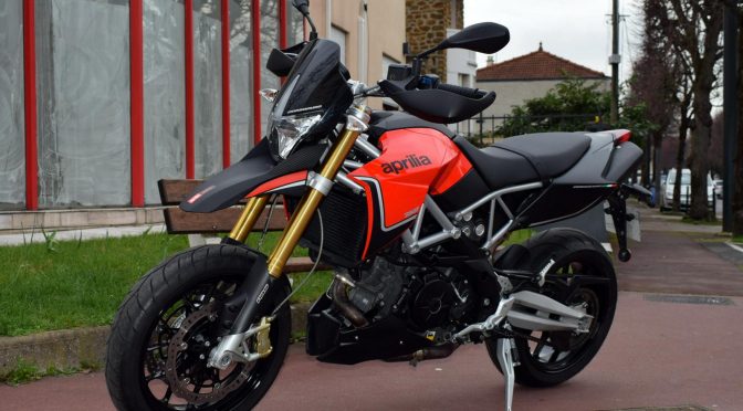 [Occasion] Aprilia Dorsoduro 750 ABS Rouge 2014 – 4700kms – Vendue